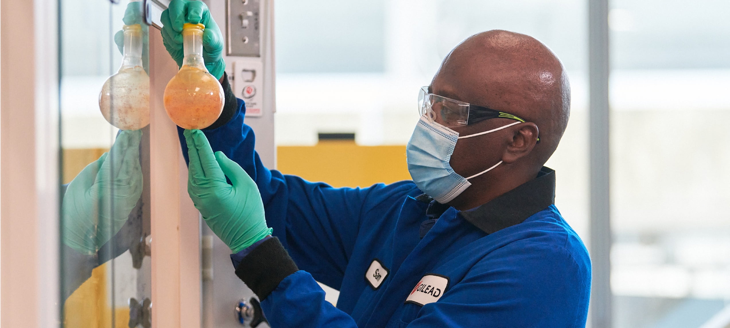 Scientist in the lab